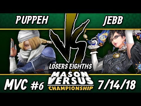 MVC Smash 4 - Puppeh (Sheik, Bayonetta) Vs. AF | JeBB (Bayonetta) - WiiU Losers Eighths