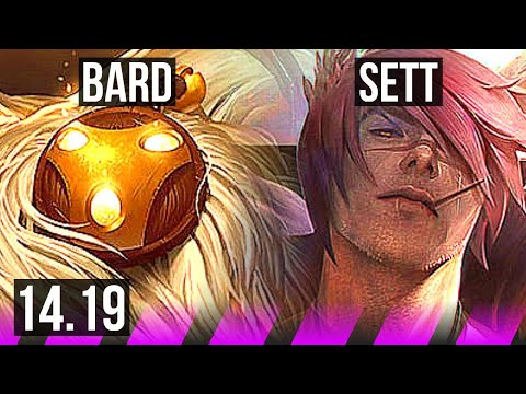 BARD & Jhin vs SETT & Kog'Maw (SUP) | EUW Grandmaster | 14.19