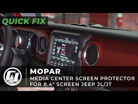 2018-2020 Jeep JL or Gladiator Install | Mopar 8.4" Center Screen Protector