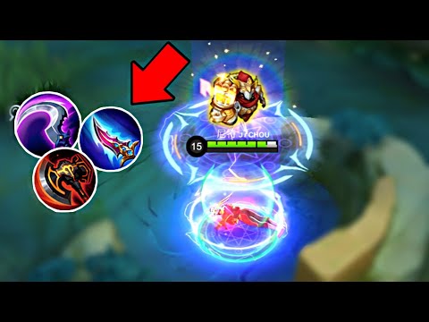 CHOU Glory Best Build item + Freestyle TikTok = Easy to Kill Enemies