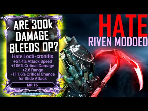 [Warframe] Are scythes overpowered or nah? [HATE RIVEN MODDED]