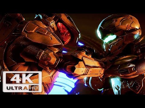 Epic Master Chief Vs Spartan Locke 4k 60FPS