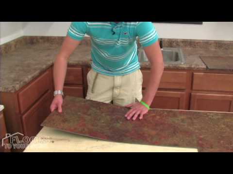 Easy glue down vinyl flooring installation