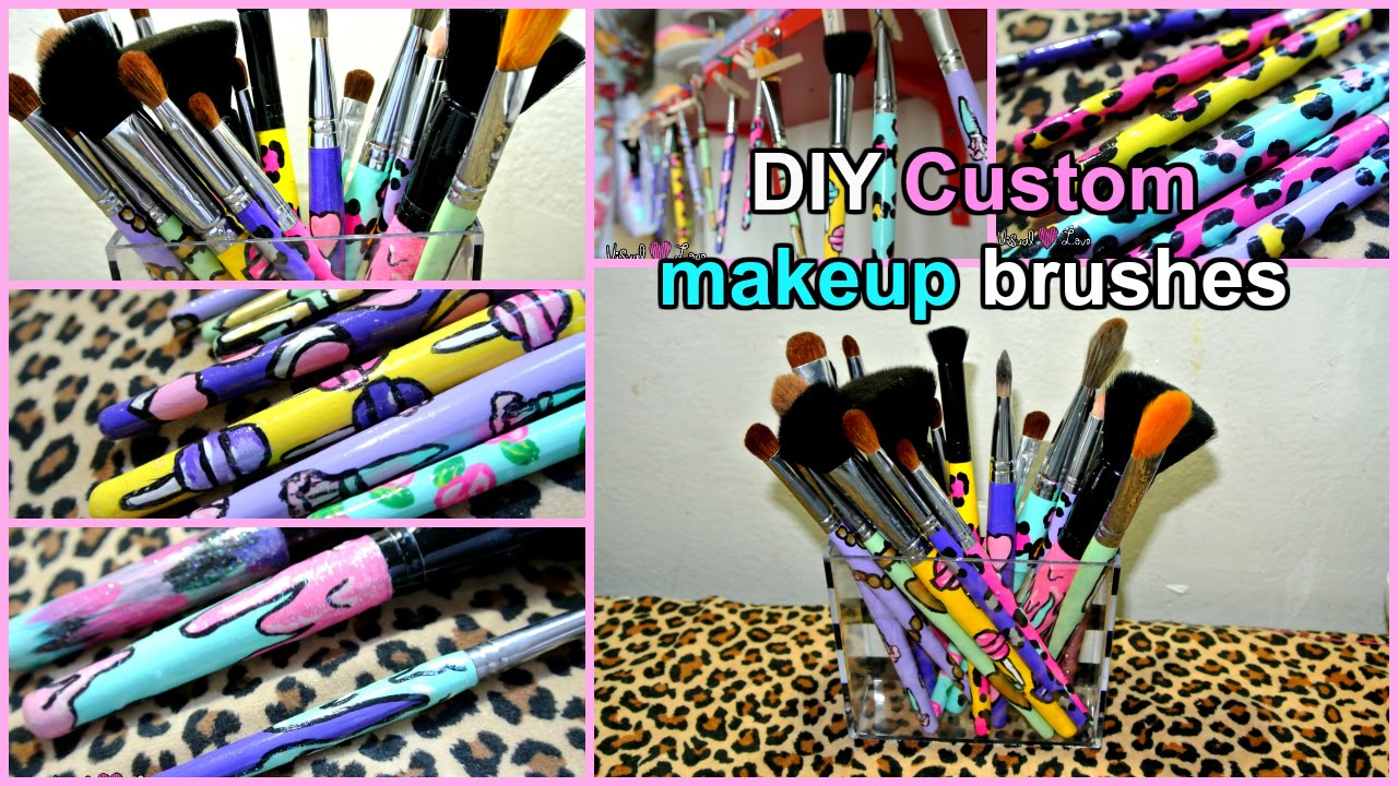 D.I.Y Custom Makeup brushes