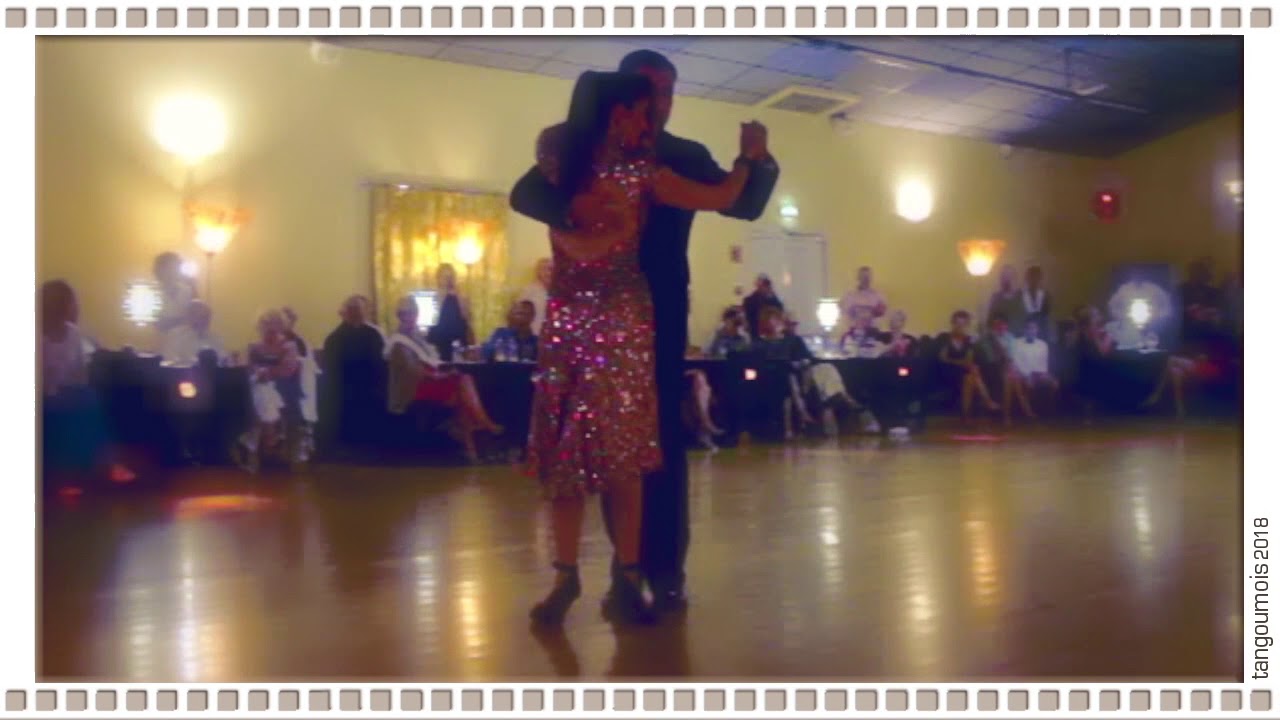 Tangoumois 2018 • Paulina Cazábon & José Luis González • Milonga que peina canas   Roulotte Tango