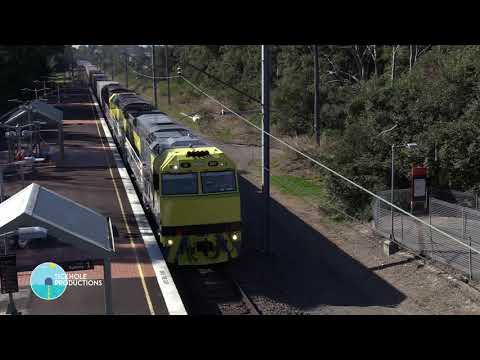 Diesel Locomotives QL001, QL002 and PHC002 - Kotara - July 2021