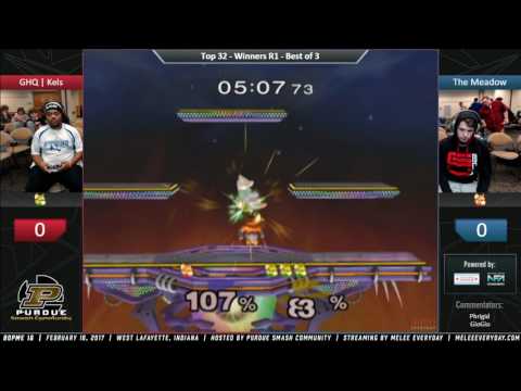 BOPME 16 - GHQ | Kels (Green Fox) vs. The Meadow (Fox) - SSBM - Winners R1