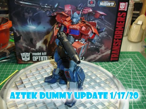 Aztek Dummy Update 1/17/20 - Two Day Build Episode 2 - Optimus Prime