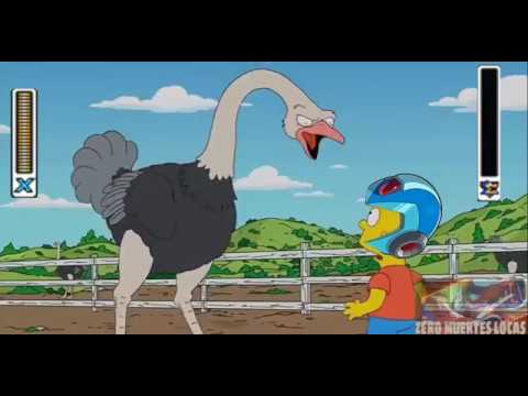 bart vs avestruz (ver.megaman x)