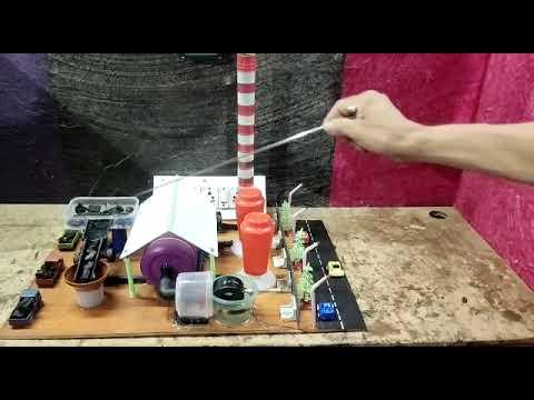 Thermal power station school project model