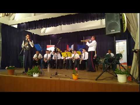 Adonis Voin şi fanfara "Eminescu" din Coştei