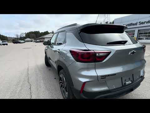 2025 Chevrolet TrailBlazer AWD 4dr RS in Gray for sale at Boyer Chevrolet Buick GMC Bancroft in Bancroft, ON