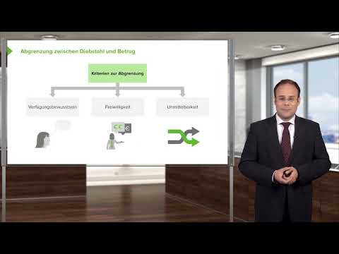Strafrecht I Abgrenzung zwischen Betrug (Dreiecksbetrug) und Diebstahl I RA Stefan Koslowski