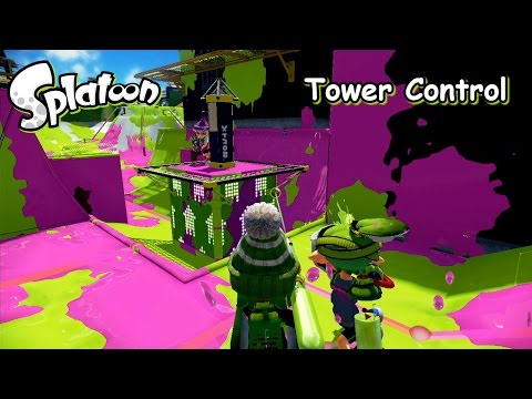 Splatoon - Tower Control (New Multiplayer Mode, Wii U Gameplay) Video