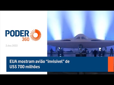 EUA mostram avião “invisível” de US$ 700 milhões