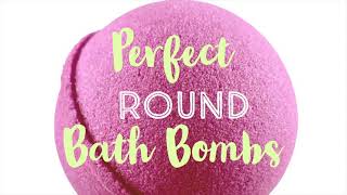 How to make Perfect Round Bath Bombs using a Cada Sphere mold with tips and tricks for floating