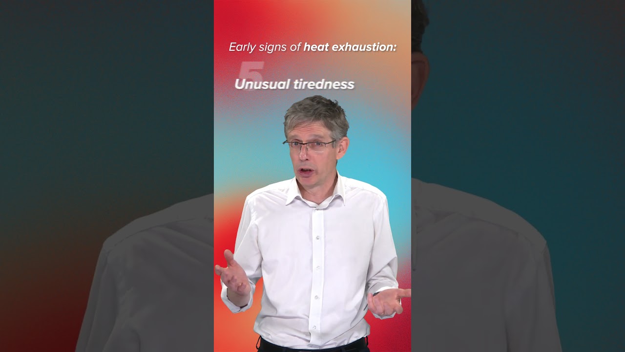 Recognize the signs of heat related illness
