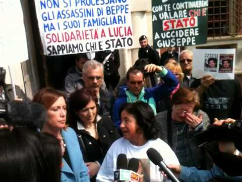 Lucia Uva protesta