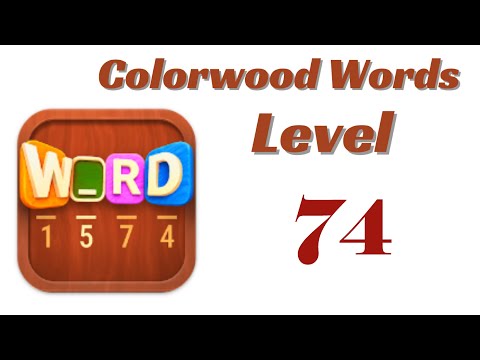 Colorwood Words Level 74 Answers - YouTube