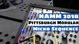 Video thumbnail for NAMM 2018: Pittsburgh Modular Lifeforms Micro Sequence Eurorack  | SYNTH ANATOMY by SYNTH ANATOMY