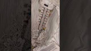 3D & Crochet Hand Embroidered Cotton Chikankari Suit - Video 2