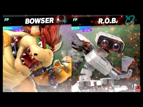 Super Smash Bros Ultimate Amiibo Fights – Bowser vs the World #40 Bowser vs ROB