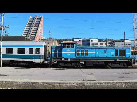 Ljubljana Railways station Slovenske železnice Slovenian Railways freight and passenger trains