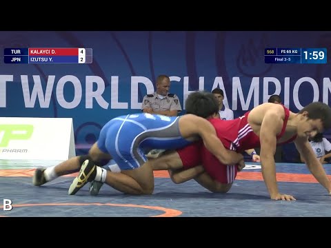 BRONZE FS - 69 kg: D. KALAYCI (TUR) df. Y. IZUTSU (JPN), 11-10