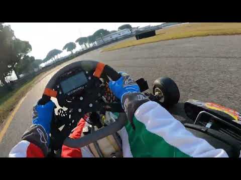 KARTING HELMET CAM | Rotax DD2 | Onboard Pista Azzurra Jesolo | 3 exact same laptimes