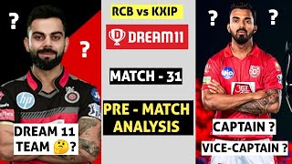 Team Analysis and Prediction | Royal Challengers Bangalore vs Kings XI Punjab | IPL2020 | SportsBash