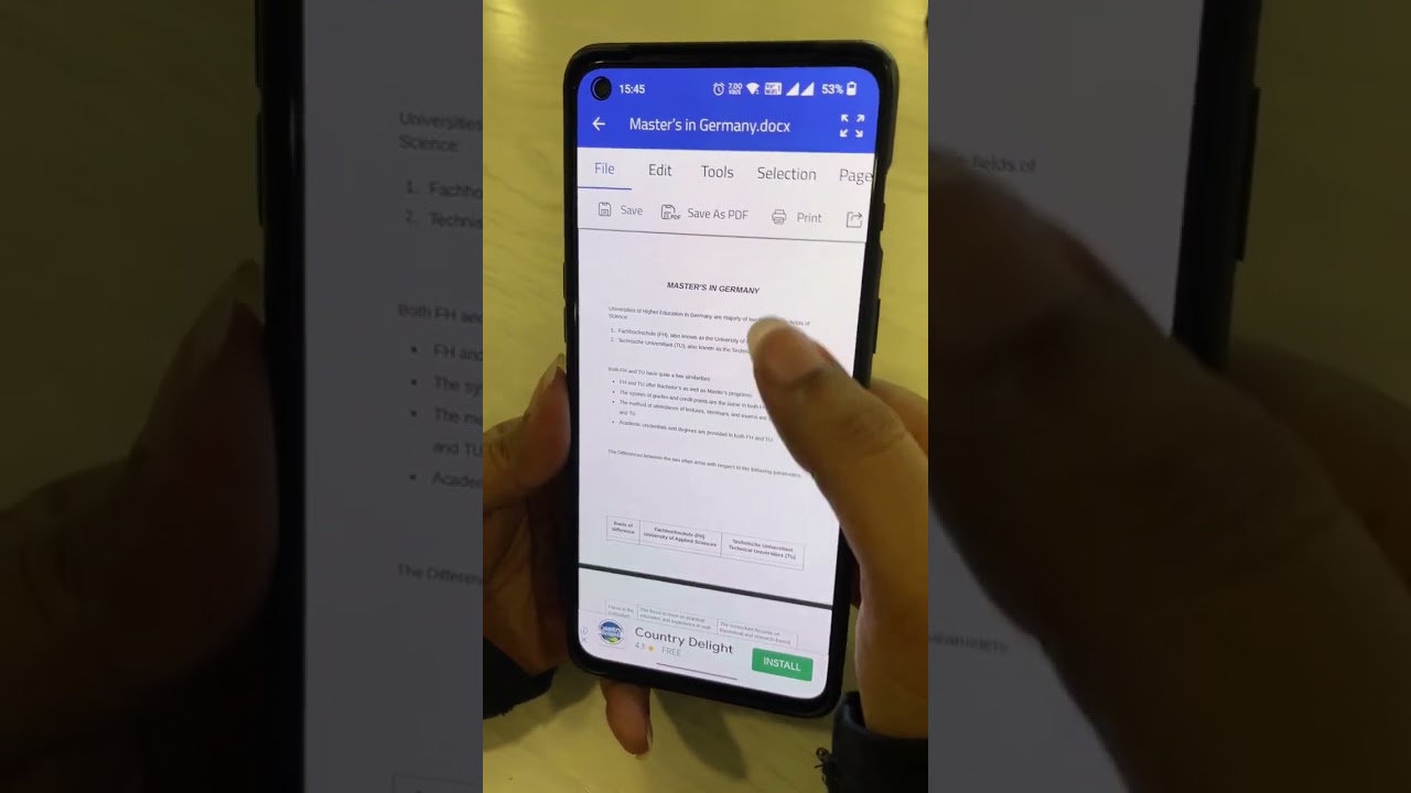 How to View and Open any Word file in your Android device | A1Office