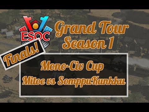 [AoE3] ESOC Grand Tour S1 // Mono-Civ — FINALS: Mitoe vs Somppukunkku