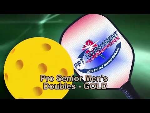 2019 Tournament of Champions Senior Men's Doubles Pro Gold Medal Match