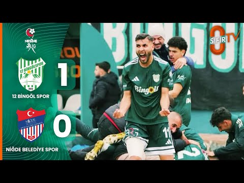 12 Bingöl Spor 1-0 Niğde Belediye Spor | Maç Özeti