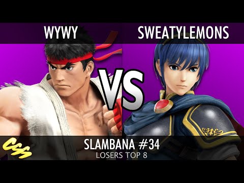 [Slambana #34] Losers Top 8: wywy (Ryu) vs. SweatyLemons (Marth)