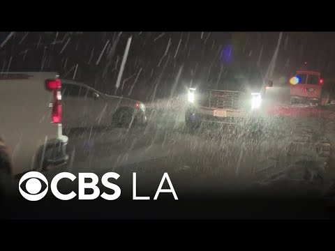 Winter storm brings snow and rain to Southern California with more in the forecast