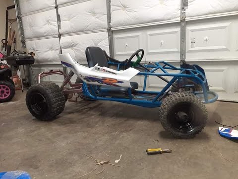 Suzuki GSXR 750 Carter go-kart Xmachine---- Cross Kart !!!