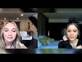Jenna Ortega and Maddie Z cute moments during interview