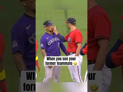 Matt Olson & Orlando Arcia say hello 😂