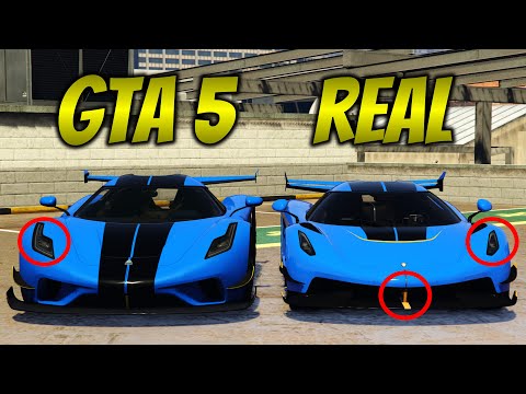 Entity MT VS Koenigsegg Jesko | How Similar do They Look? (GTA Cars VS Real Cars)