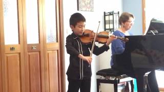 Brahms Hungarian Dance No 1 - Christian Li (9 years old)