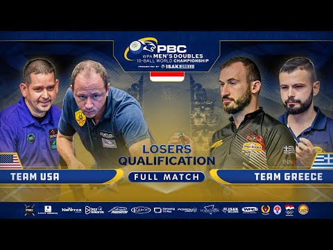 🇺🇸 USA vs GREECE 🇬🇷 ▸ Losers Qualif ▸ WPA Men's Doubles 10-Ball World Championship 2025