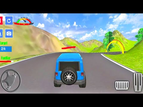 Offroad Jeep Driving 4X4 Mountain Car Simulator Game | Mountain Jeep Racing Game | Jeep Drive Games