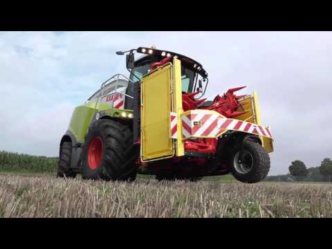 Kemper Komfort Zusatzfahrwerk 375plus an Claas