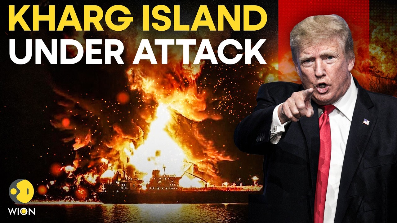 US Strikes Iran LIVE: Iran's OIL LIFELINE Hit; Kharg Island UNDER FIRE Before Trump’s Deadline |WION