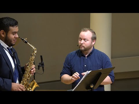 CMNW SF23 Masterclass with Kenari Quartet | Jacques Ibert Concertino da Camera, Mvt. II