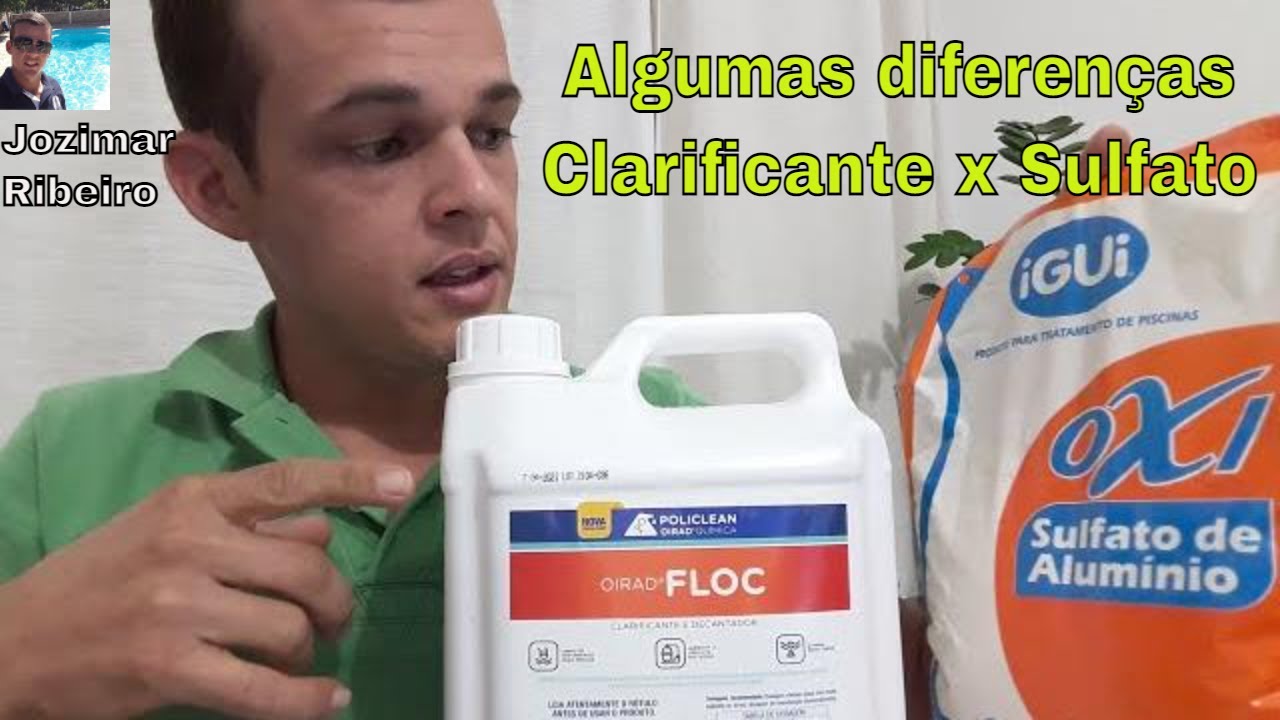 Diferenças na utilização do Sulfato de Alumínio e Clarificante