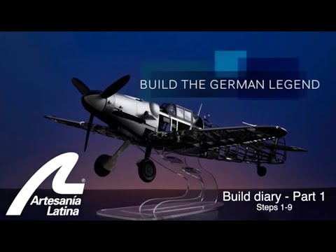 #BuildDiary | Official Messerschmitt BF109 G Build Diary (Chapter 1) | Artesanía Latina