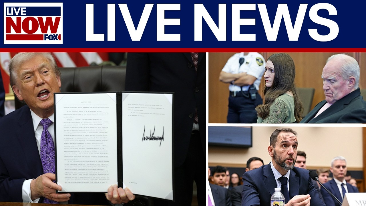 LIVE NEWS: Trump White House AI Summit, Clancy new trial hearing, Jack Smith Senate hearing & more