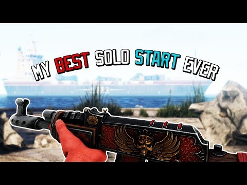 RUST - My BEST Solo START of 2019 ( Rust solo survival) (1/2)